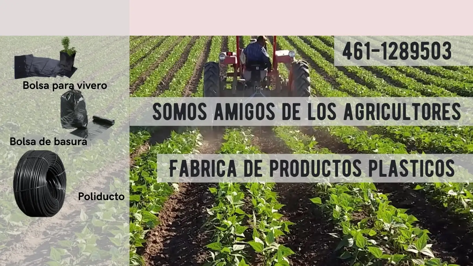 Línea completa de productos agrícolas